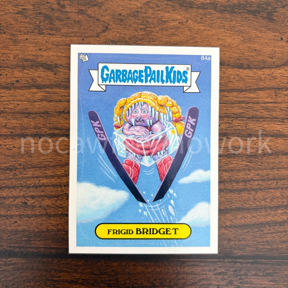 Garbage Pail Kids Trading Card - Frigid Bridget